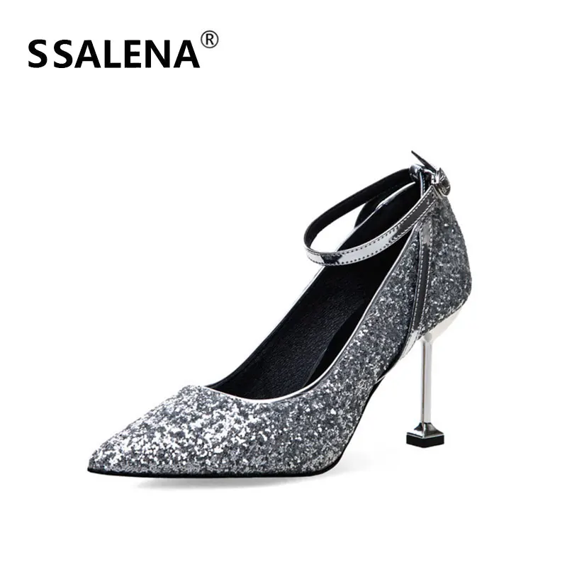 sequin pumps women's shoes