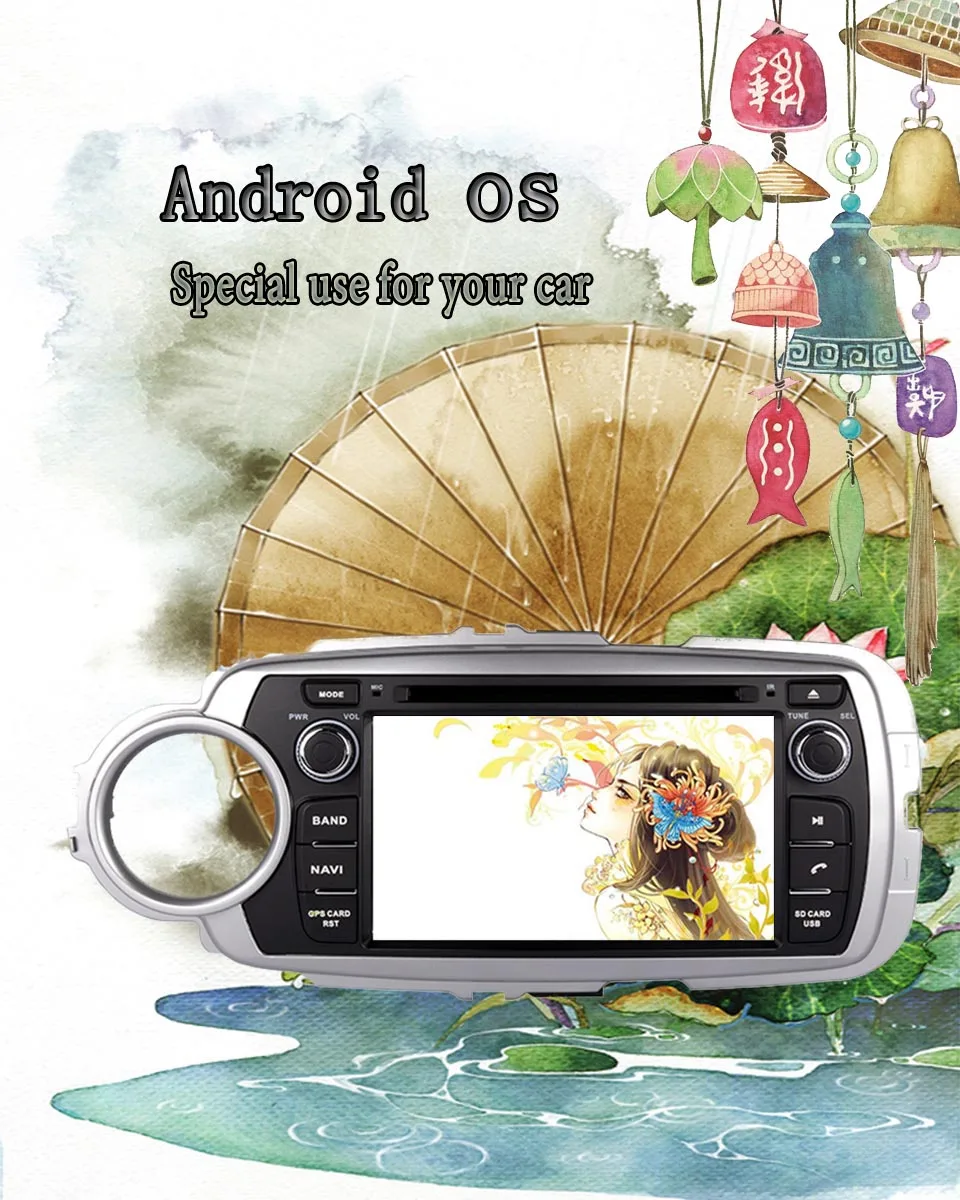 Octa Core Android 9,0 оперативная память 4 Гб подходит для TOYOTA YARIS 2012 2013 автомобильный DVD плеер навигации GPS TV 3/4G радио