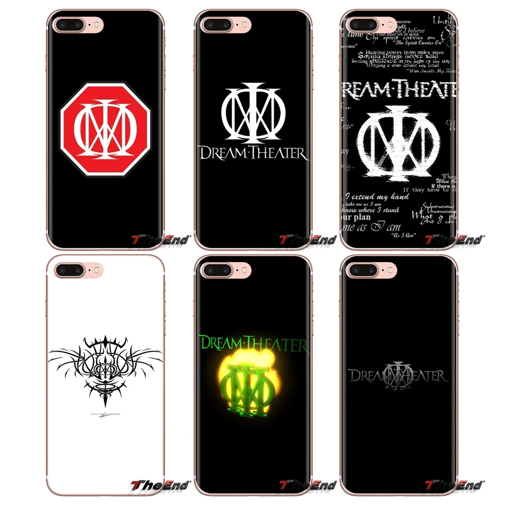 Мягкие прозрачные чехлы для Xiaomi Mi4 Mi5 Mi5S Mi6 Mi A1 A2 5X6X8 9 Lite SE Pro Max Mix 2 3 2S dream theater logo |