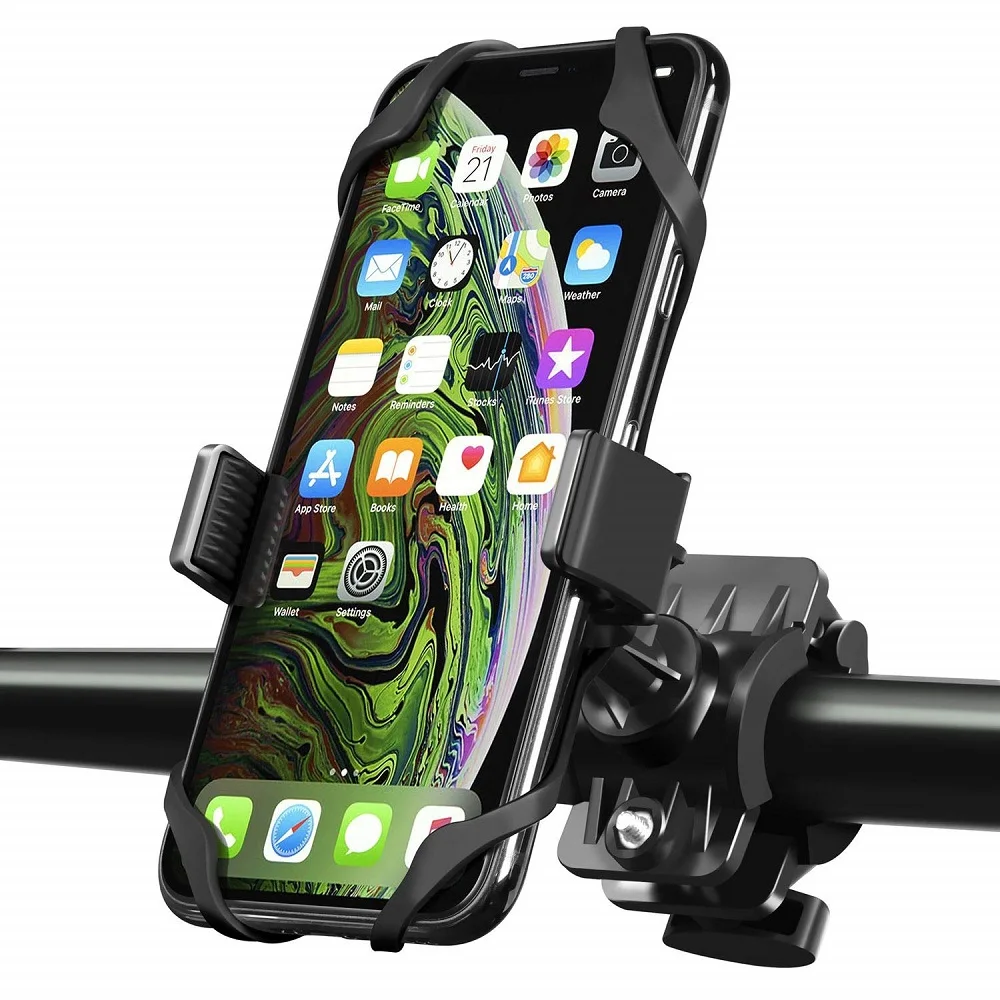 mobile phone stands for vehicle Untoom Bike Phone Holder Universal Cell Phone Bicycle Motorcycle MTB Handlebar Mount Cradle for iPhone X Xs Max 8 7 Plus Samsung wall phone holder