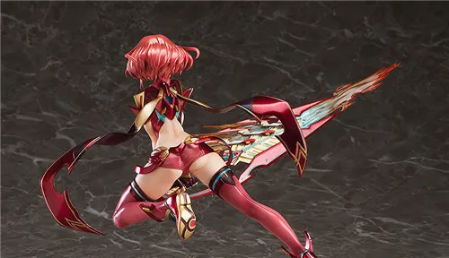 Scale Anime Action Figure Xenoblade 2 Chronicles Game Fate Over Pyra Fighting Ver Model PVC Collection Dropshipping Toy 27cm
