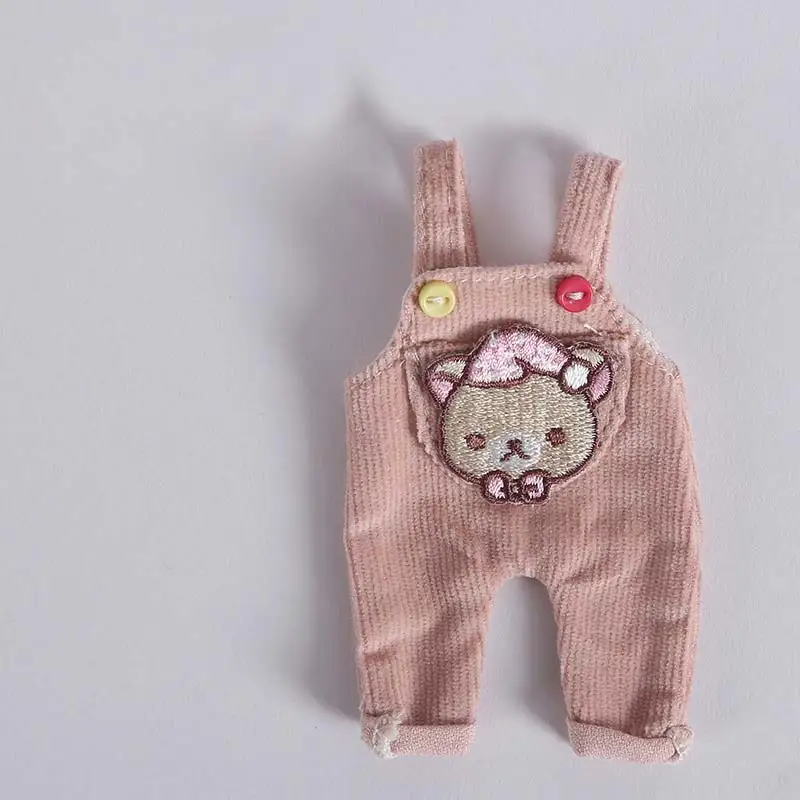 Ob11 Одежда для куклы брюки на подтяжках 1/12 BJD Одежда для куклы красивый узел свинья вельветовые брюки мини Obitsu 11 кукла аксессуары - Цвет: 2