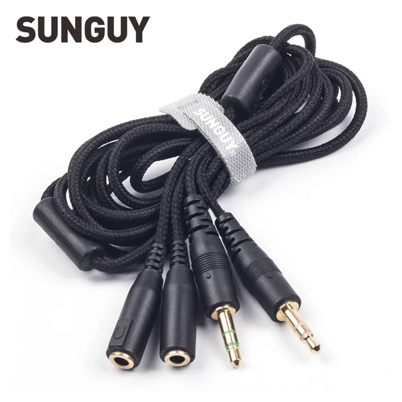 SUNGUY Replacement Computer Gaming Headphone Cables for Steelseries