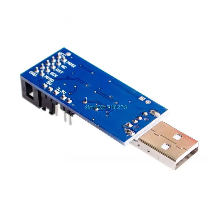 2 шт. = 1 шт. SBASP USB AVR программист для USB ASP USBISP ISP загрузчик+ 1 шт. 10PIN до 6PIN адаптер