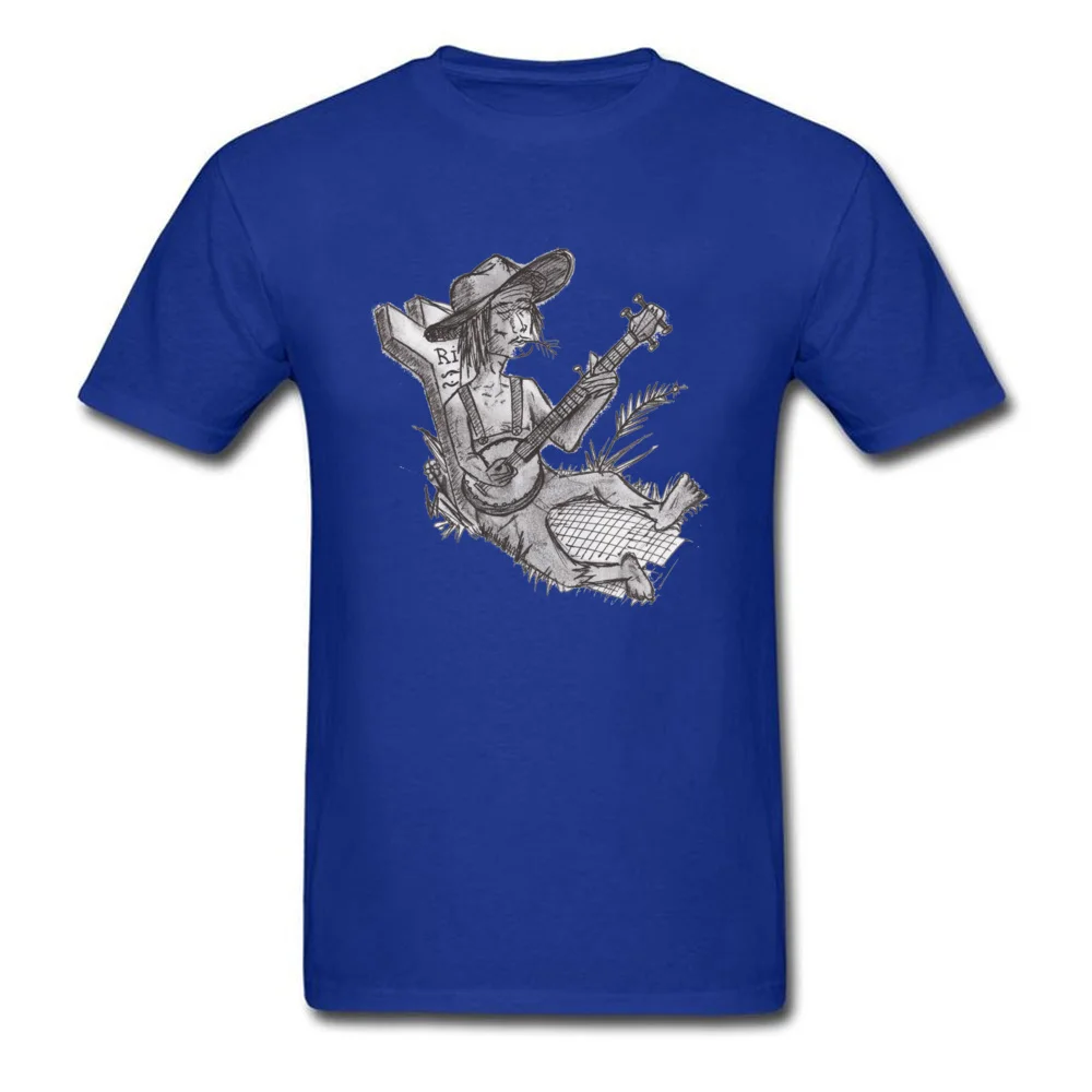 Tops Shirts Banjo Boy Autumn 2018 Fashion Print Short Sleeve Pure Cotton Crew Neck Male T Shirts Print Tops T Shirt Banjo Boy blue