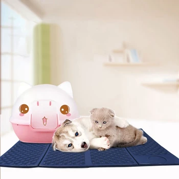 

Lightweight In-car foldable pet mat Anti-slip Durable Cat Litter Mat Sleeping Pet for Cat Dog