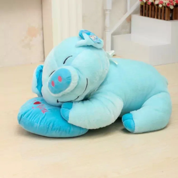 blue pig stuffed animal