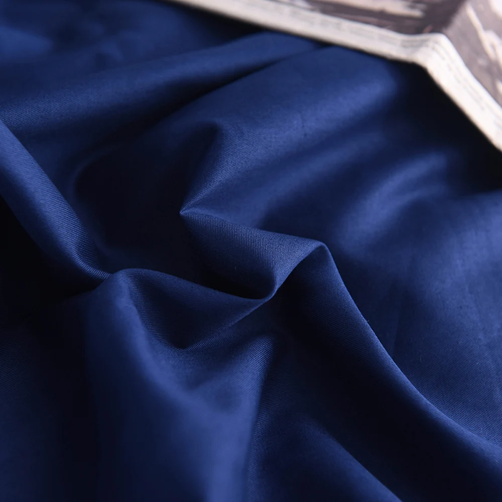 Svetanya 100 хлопок Пододеяльник сплошной цвет одеяло чехол на молнии(без одеяла) один Полный queen King двойной размер