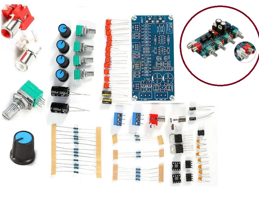 NE5532 OP AMP HIFI Verstärker Volumen Ton EQ Control Board