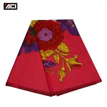 ACI Новинка африканская настоящая ткань с восковой печатью воск Анкара ткани 6 ярдов/шт африканская печать полиэстер воск ткань для леди платья