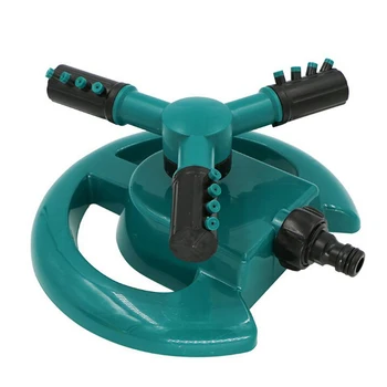 

Garden Sprinklers Automatic watering Grass Lawn 360 Degree Circle Rotating Water Sprinkler 3 Nozzles Three Arm Garden Pipe Hose