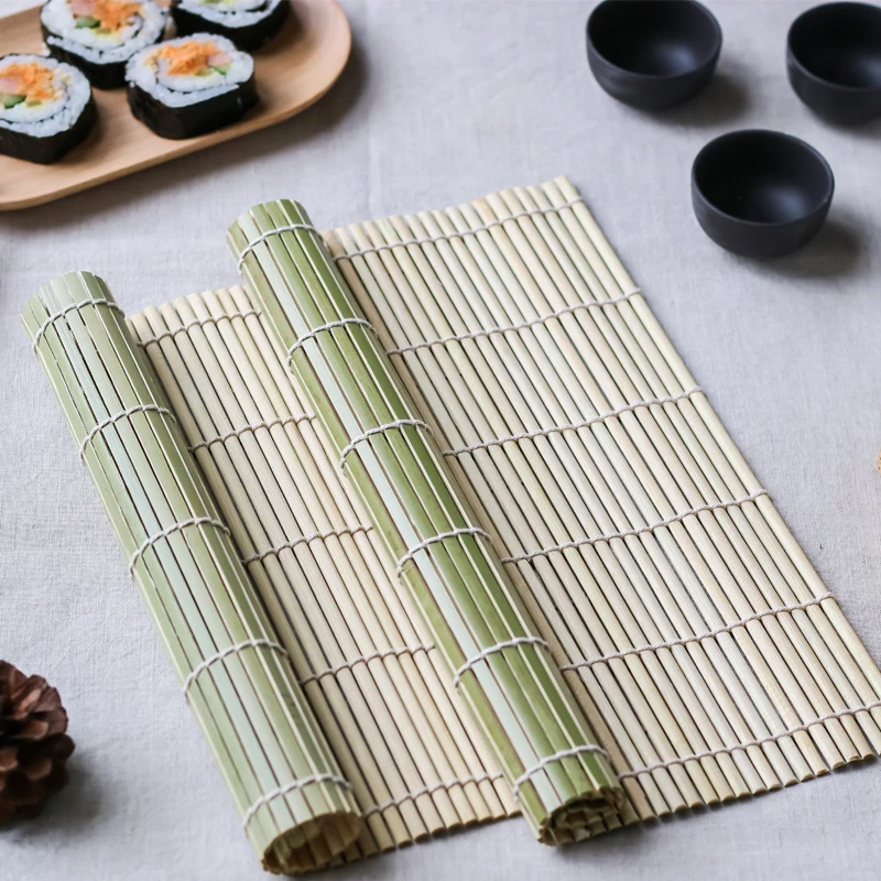 Natural Bamboo DIY Sushi Making Tools Sushi Rolling Mat Roller Bamboo