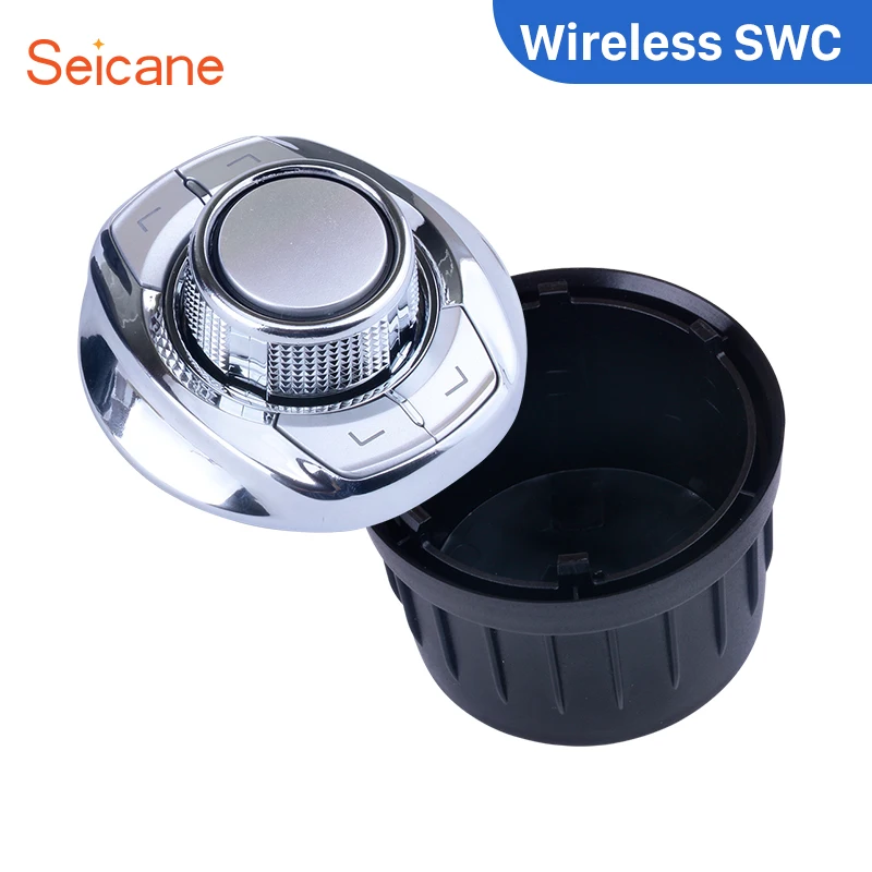 

Seicane Universal Car Controller Steering Wheel Control For Car Radio GPS Navigation Stereo Cup Slot installation Plug and Play
