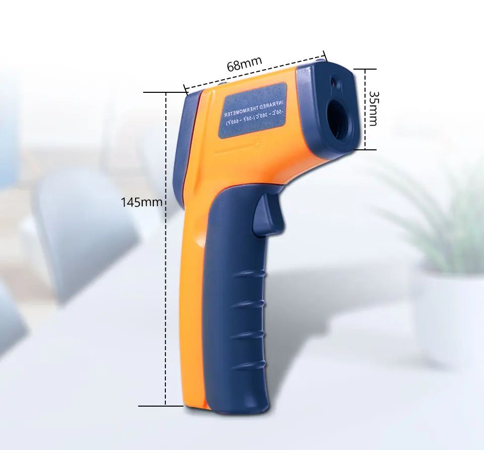 GS320 Бесконтактный цифровой лазерный инфракрасный термометр-50~ 360C(-58~ 680F) температурная пирометр ИК лазерная точка пистолет