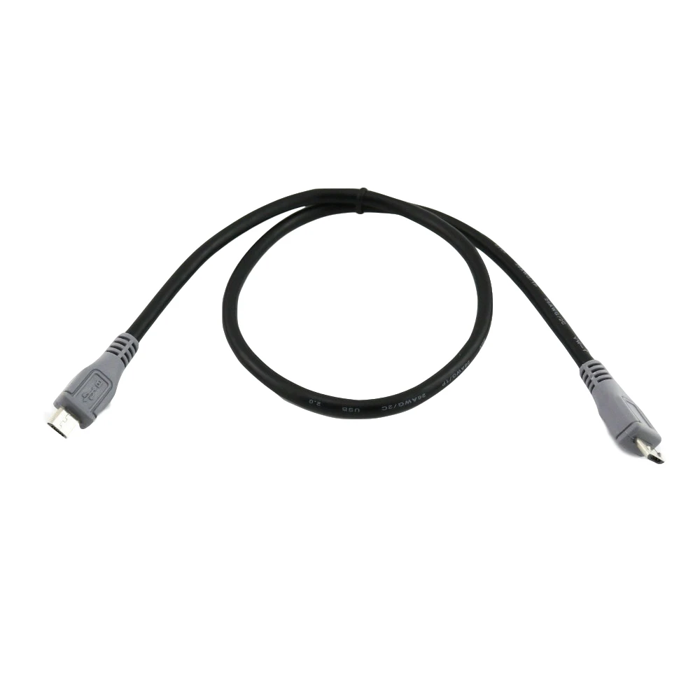 20x Micro USB B штекер к Micro USB B штекер Адаптер конвертера OTG кабель для передачи данных 20 см/50 см/1 м