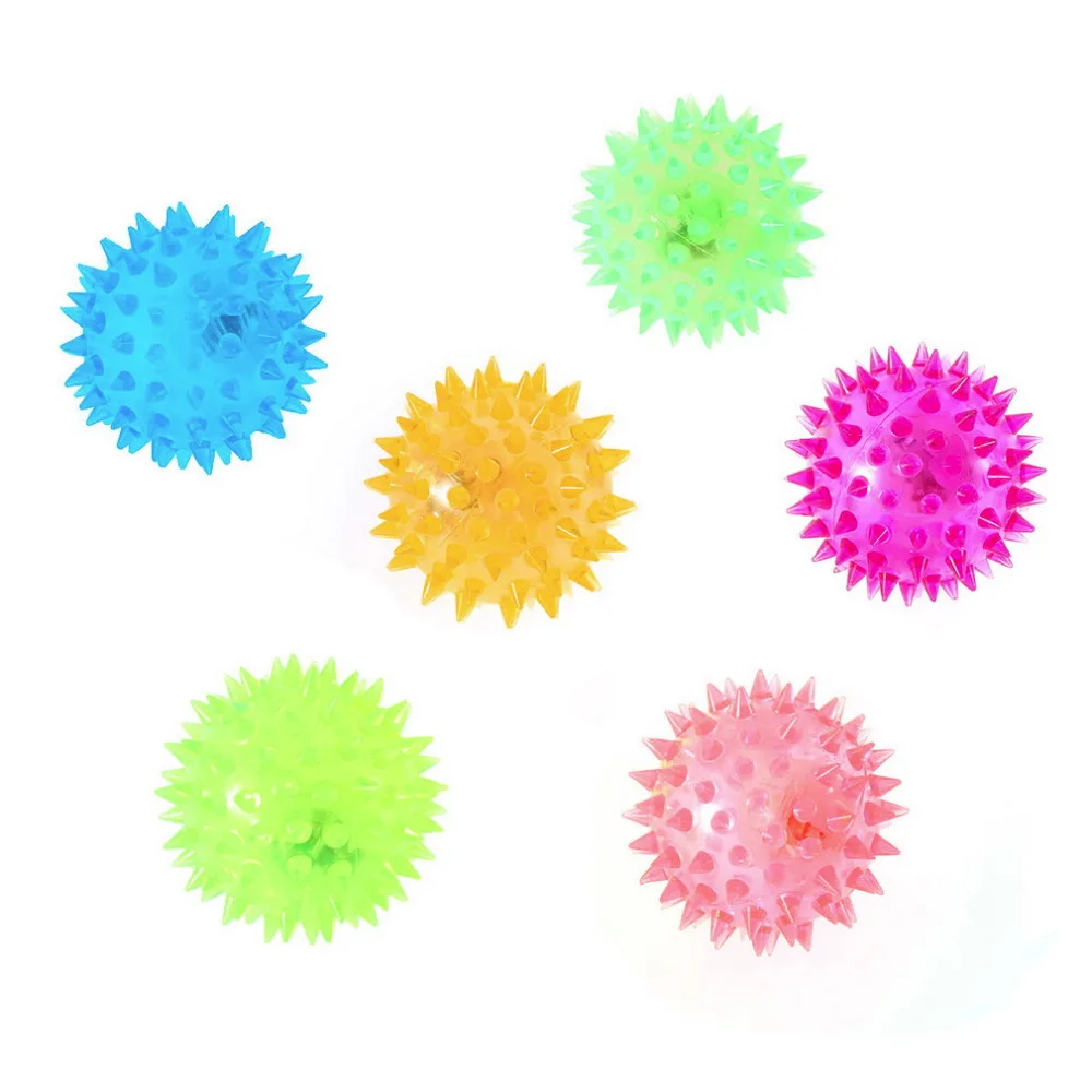OCDAY-Flashing-Light-Up-High-Bouncing-Balls-Novelty-Sensory-Hedgehog-Ball-New-Arrival