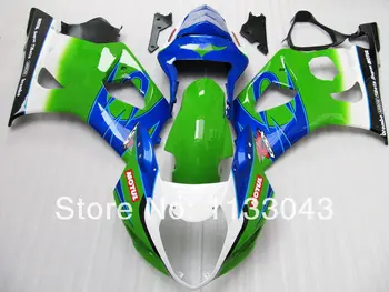 

For SUZUKI GSX-R1000 Green K3 03 04 GSX R1000 K3 GSXR 1000 2003 2004 GSXR1000 Fairing Kit+7#1tb2