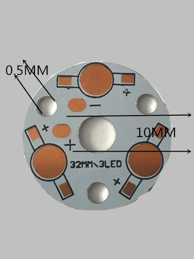 Светодиодная теплоотвод алюминиевая основа мощная светодиодная панель радиатор