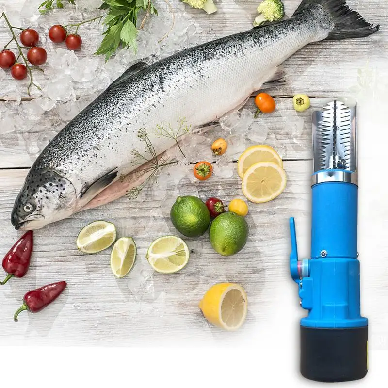 

Electric Fishing Scaler Waterproof Automatical Fish Scalers Clean Fish Remover Cleaner Scraper For Fish Cleaning kitchen tools