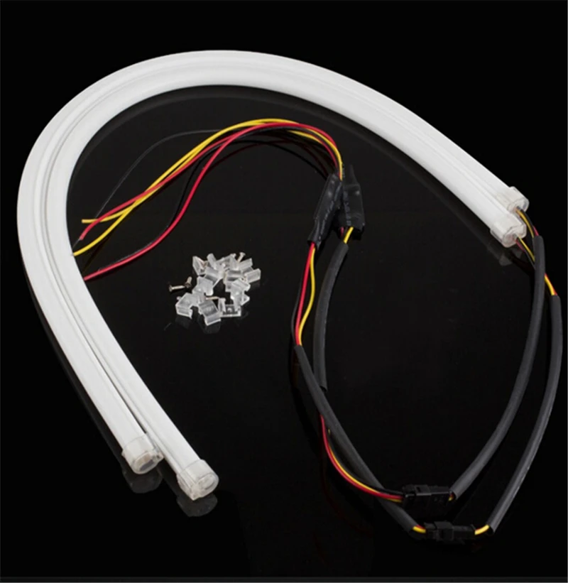 2 шт. модификация автомобиля светодиодсветильник передняя фара s Декоративная