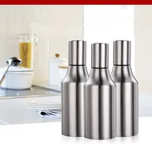 1 шт. диспенсер для масла на кухне соусник из нержавеющей стали масло может герметичность кухонные принадлежности бутылка соевого соуса оливковый 500 мл KD 1452