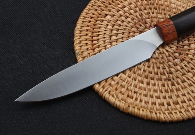 Camp Tactical 9cr14mov stainless steel Survival Knife rosewood Handle Hunting Fixed Blade Knife Utility Outdoor Straight Knives
