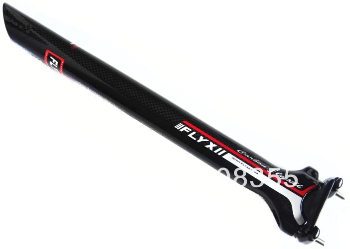 

FLYXII (RED) - Carbon GLOSSY Road Mountain Bike Bicycle Seatpost - 31.6mm x 350mm