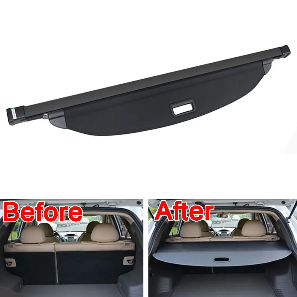 

Low-equipped Model Rear Trunk Shade Cargo Cover Trim Interior Mouldings Fit For Ford Edge 2011 2012 2013 Accessories Car Styling