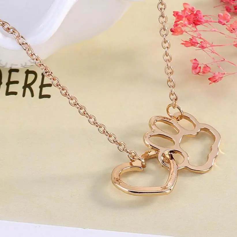 

Stylish Necklace For Women Necklaces Personalized Fashion Jewelry Accessories Dog Paw Elegant Necklace Popular Torque Choker