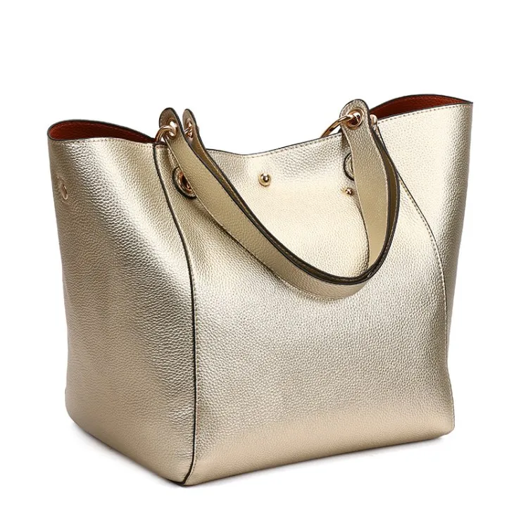 xiangbin gold shoulder bag