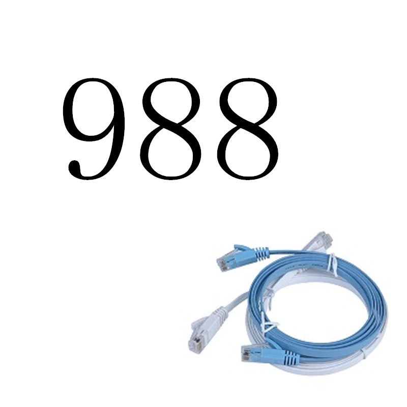 

KU2 MEIBAI 2018 CAT6A Flat Ethernet Cable Networking Ethernet Patch Cord LAN Cable CAT6A 988#
