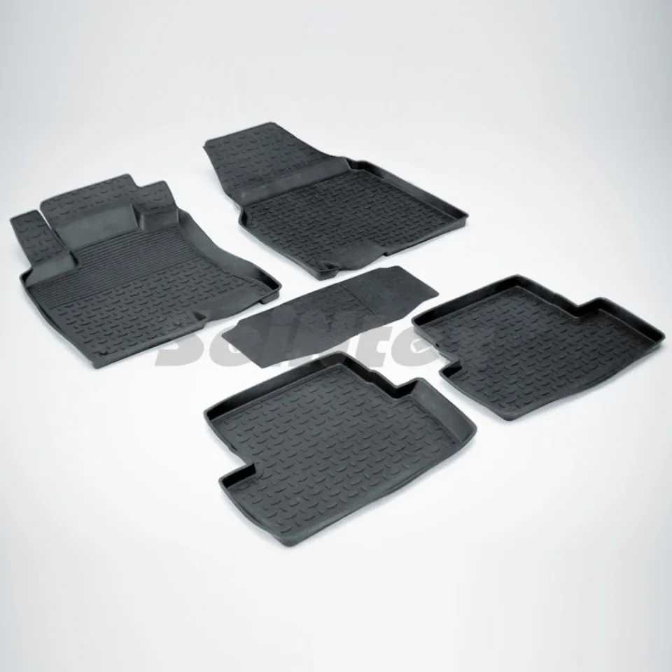 Rubber floor mats for Nissan Qashqai J10 (2007 2014) Seintex 01277in