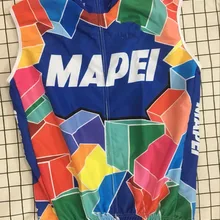 Windstopper MAPEI команда ретро классические Велоспорт куртка без рукавов жилет Mtb Костюмы велосипедов Майо Ciclismo