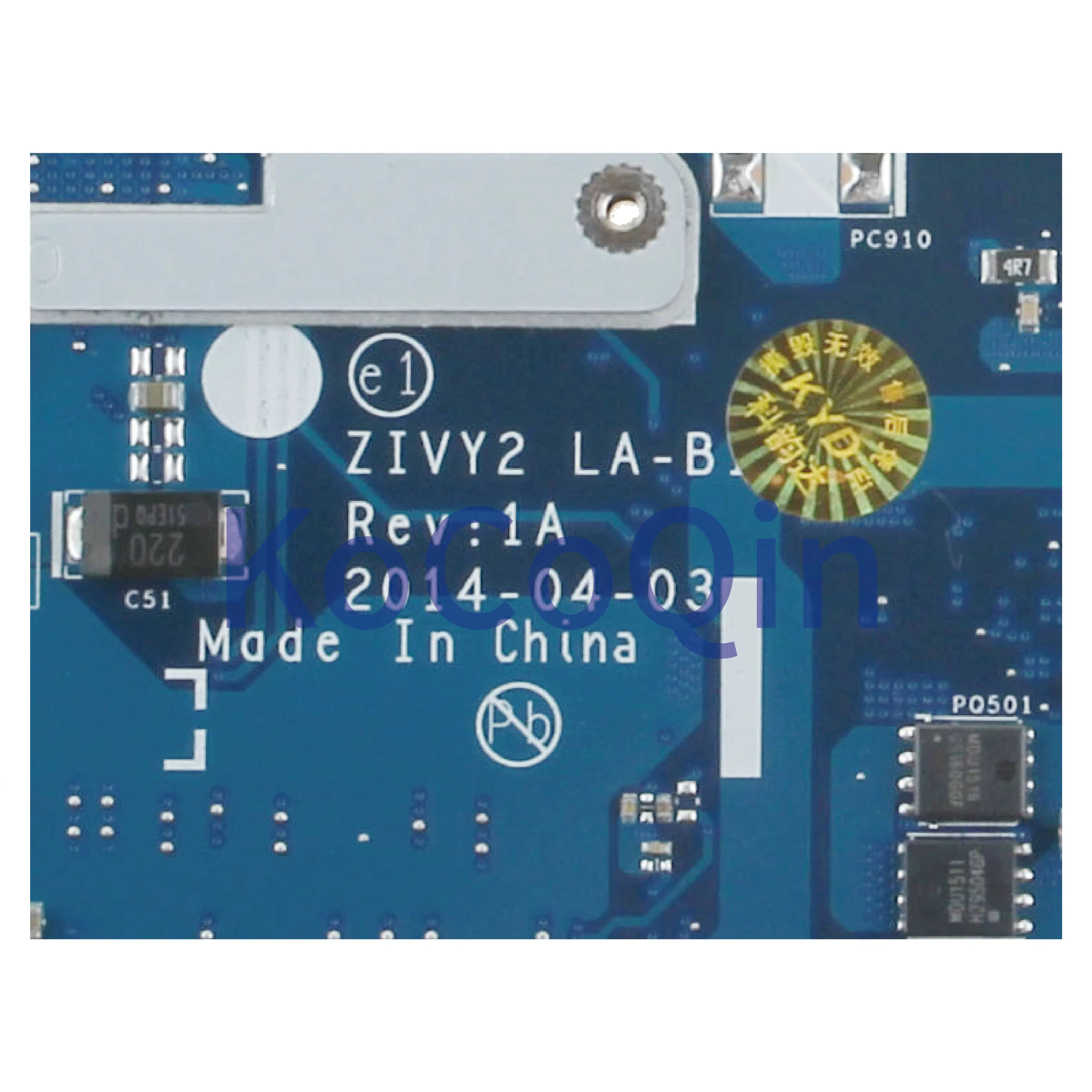 KoCoQin placa base de computadora portátil para LENOVO IdearPad Y50-70 placa base ZIVY2 LA-B111P 5B20H21717 SR1Q0 I5-4210H CPU N16P-GX-A2 RAM 4G KoCoQin placa base de computadora portátil para LENOVO IdearPad Y50-70 placa base ZIVY2 LA-B111P 5B20H21717 SR1Q0 I5-4210H CPU N16P-GX-A2 RAM 4G