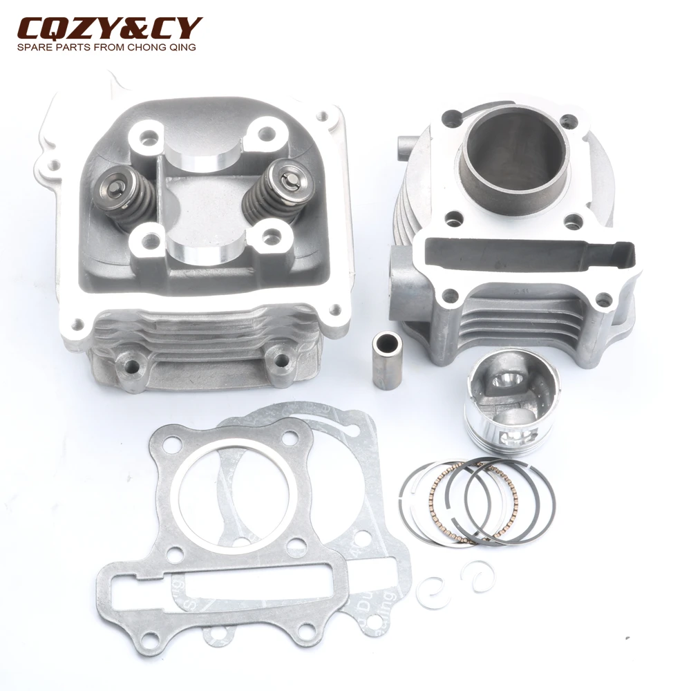 39mm Cylinder Kit 64mm Cylinder Head Piston Rings Set for China Scooter 50cc GY6 139QMBin