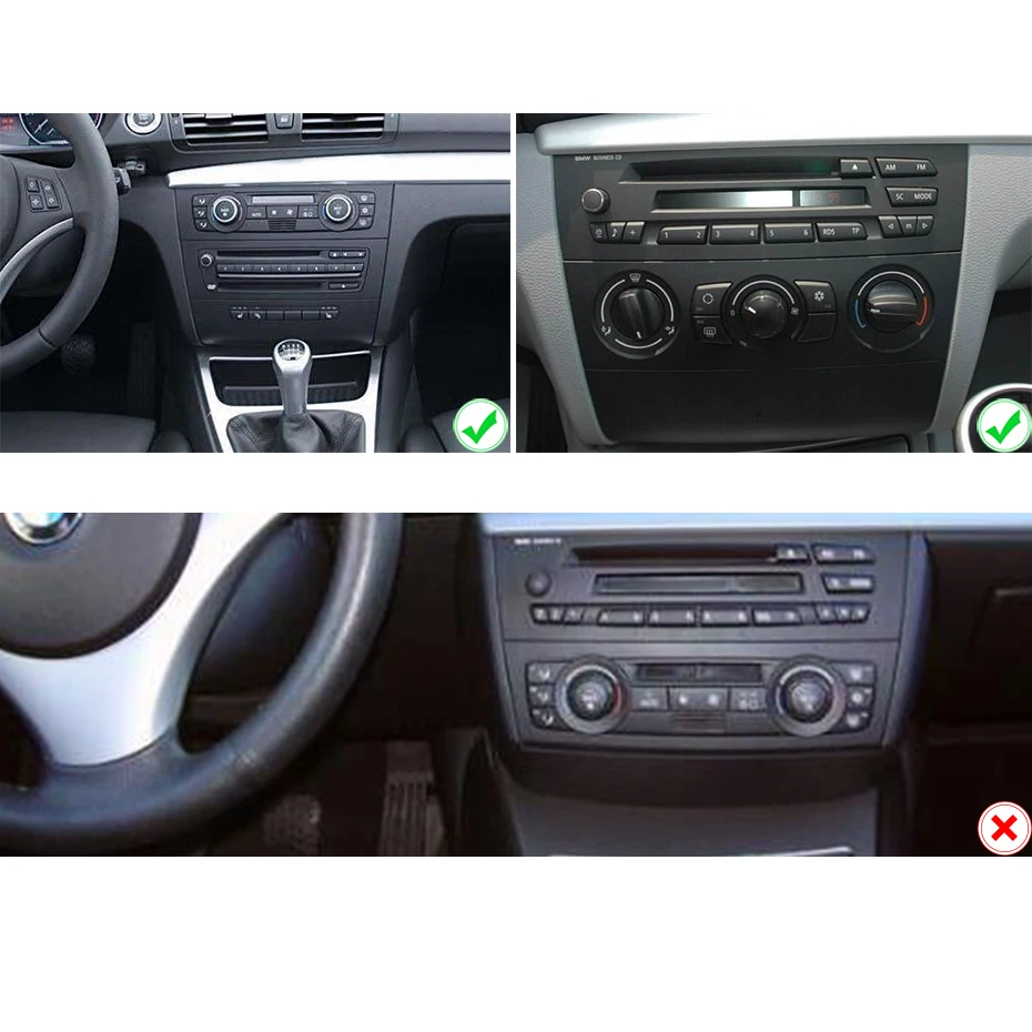 Best DSP Android 9.0 4G 64G 2 DIN CAR DVD PLAYER For BMW 1 SERIES E81 E82 E83 E88 GPS Navigation Stereo Radio Multimedia IPS SCREEN 3