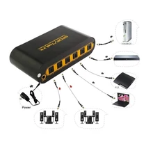 SPDIF / TOSLINK Optical Digital Audio True Matrix 4×2 Switch Switcher Splitter with Remote Control up to 40m (4 in 2 out)