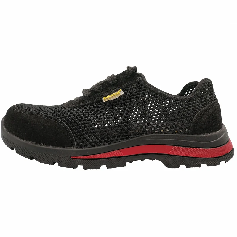 Botas Aço Sapatos Casual Comfort Calçados Biqueira Oco Vestido De Respirável Proteger Segurança Trabalhador Mens Malha Trabalho Verão 064qq