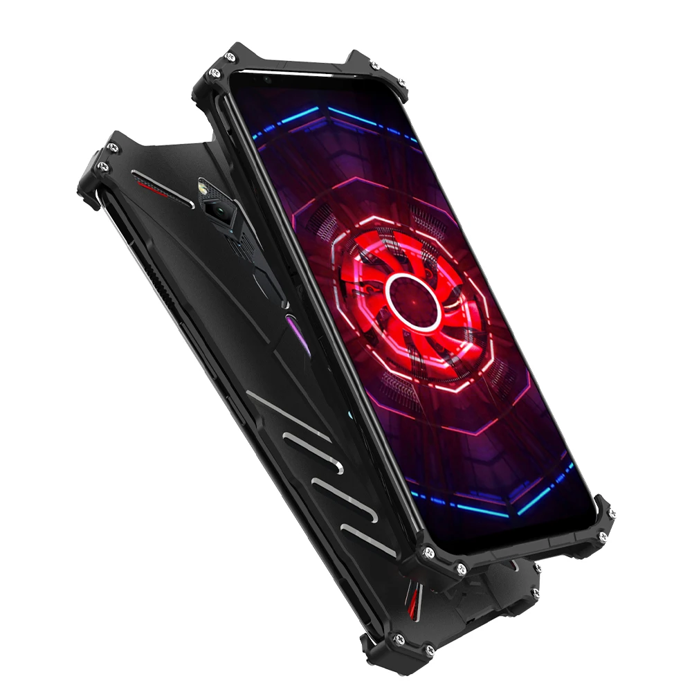 R JUST Роскошный Алюминиевый металлический чехол для телефона Nubia Red Magic 3 задняя