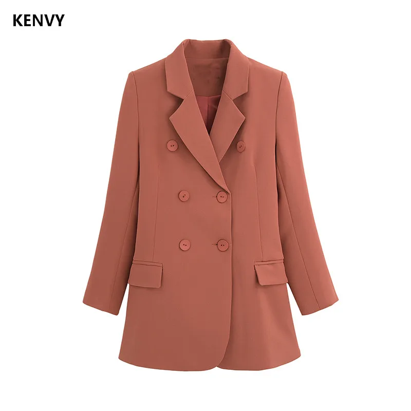 

KENVY Brand fashion women's high-end luxury autumn elegant loose casual suit jacket Blazer female