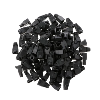 

Network Jack Plug RJ45 Connector Relief Boot Caps For Cat5 Cat6 Cable New hot