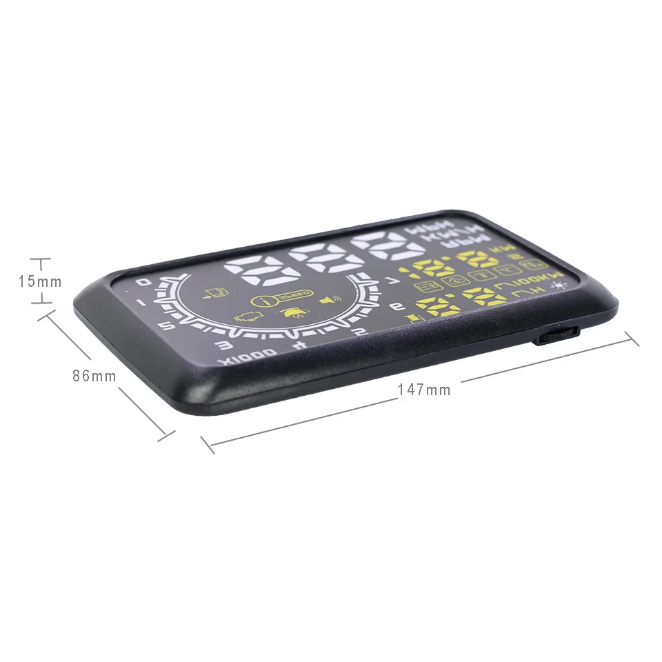 VJOYCAR 4C Популярные OBD2 Hud автомобиль Скорость лобовое стекло проектор OBD цифровой
