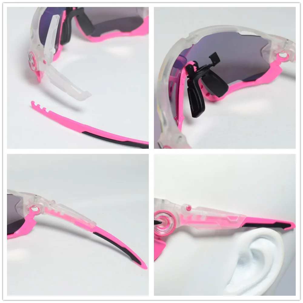 Photochromic polarizado Gafas ciclismo de carretera MTB bicicleta ciclismo deporte Gafas de sol Gafas de ciclismo 4Len