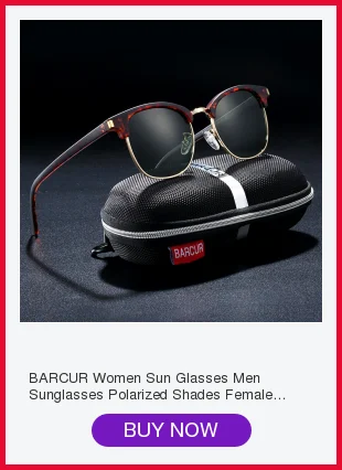 BARCUR Driving Polarized Sunglasses Men Brand Designer Sun glasses for Men Sports Eyewear lunette de soleil homme