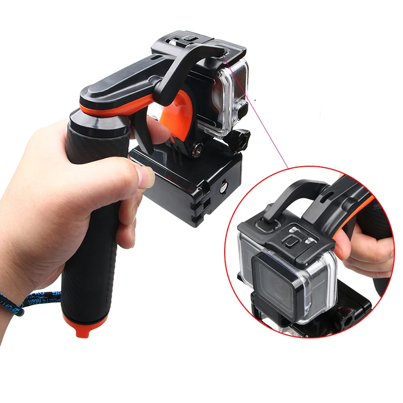 Спуск затвора плавающая рукоятка плавучая для дайвинга GoPro HERO 8 7 6 5 4 sj5000 XiaomI yi4k
