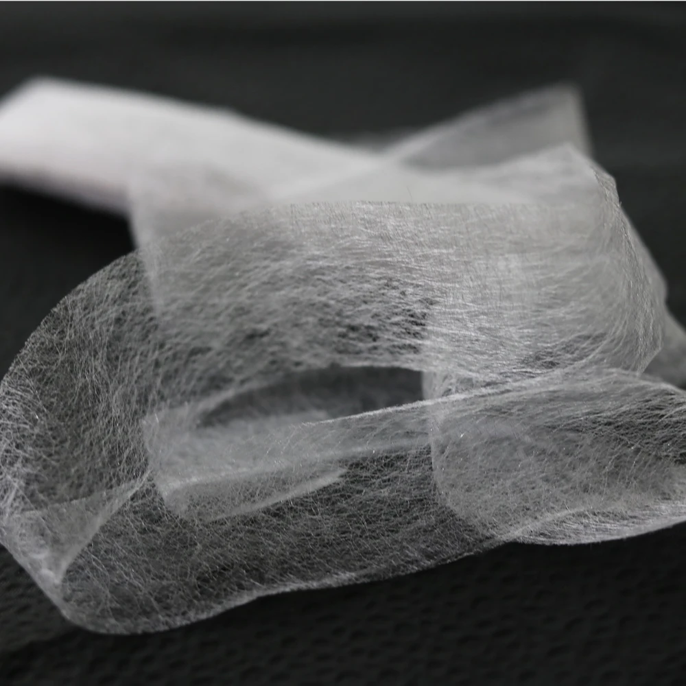 D&D 2pcs Iron on Fusible Bonding Hemming Tape Fabric Hemming Glue on