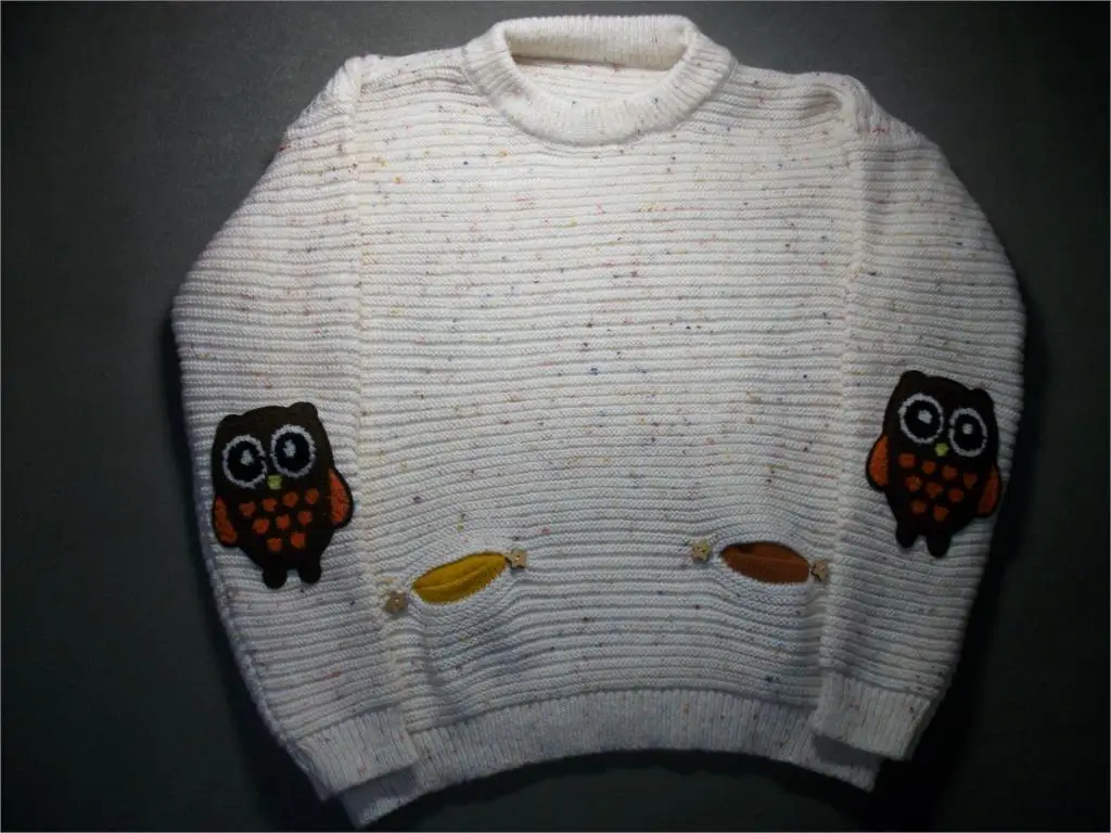Осень Зима женский Harajuku Мультфильм Сова крючком губы карманы вязанные свитера для женщин пуловеры свитер Tricot Pull Femme