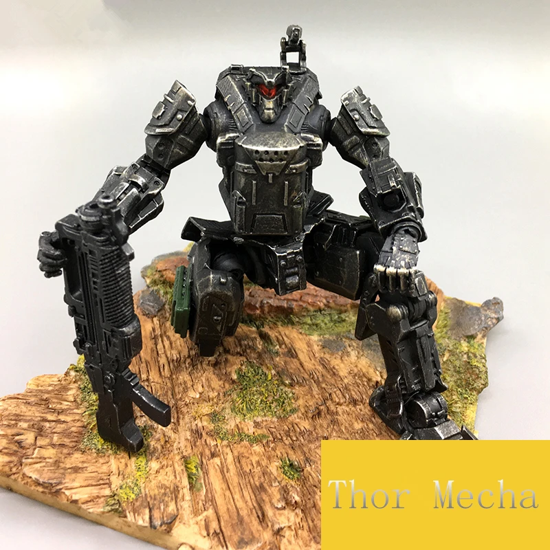 JOY TOY 127 the 2rd generation Medium sized mecha robot soldiers military movable model doll