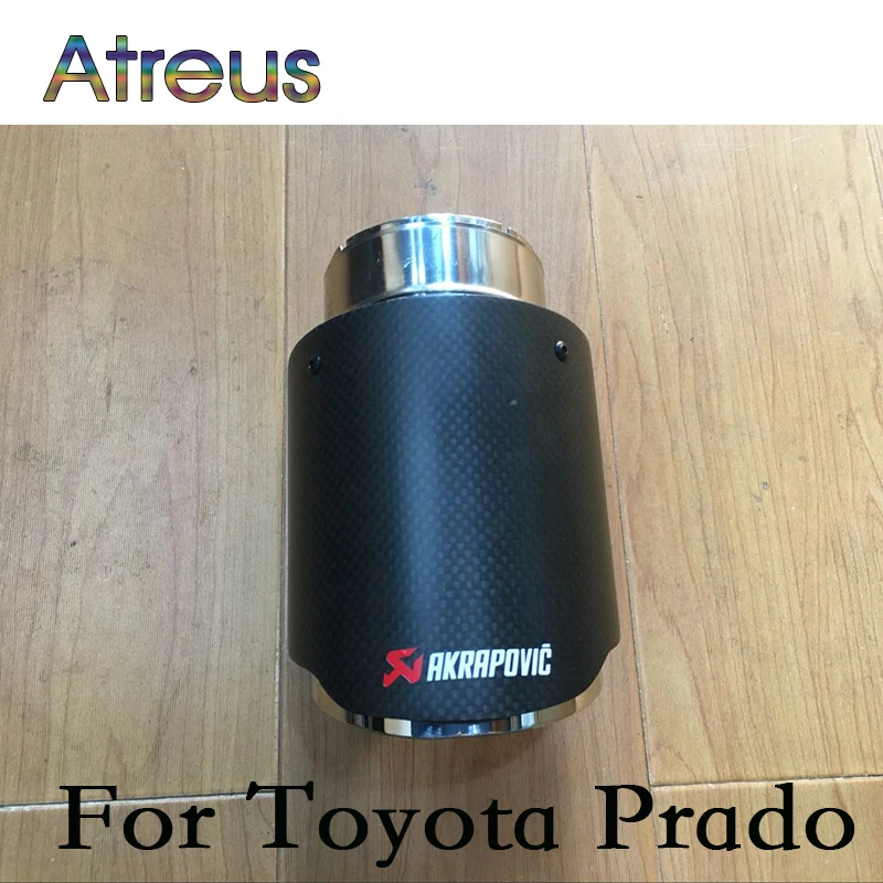 Углеродная выхлопная труба Akrapovic для Mazda CX-5 6 Atenza CX5 Audi Q5 Toyota Prado Cadillac ATS Jeep grand cherokee