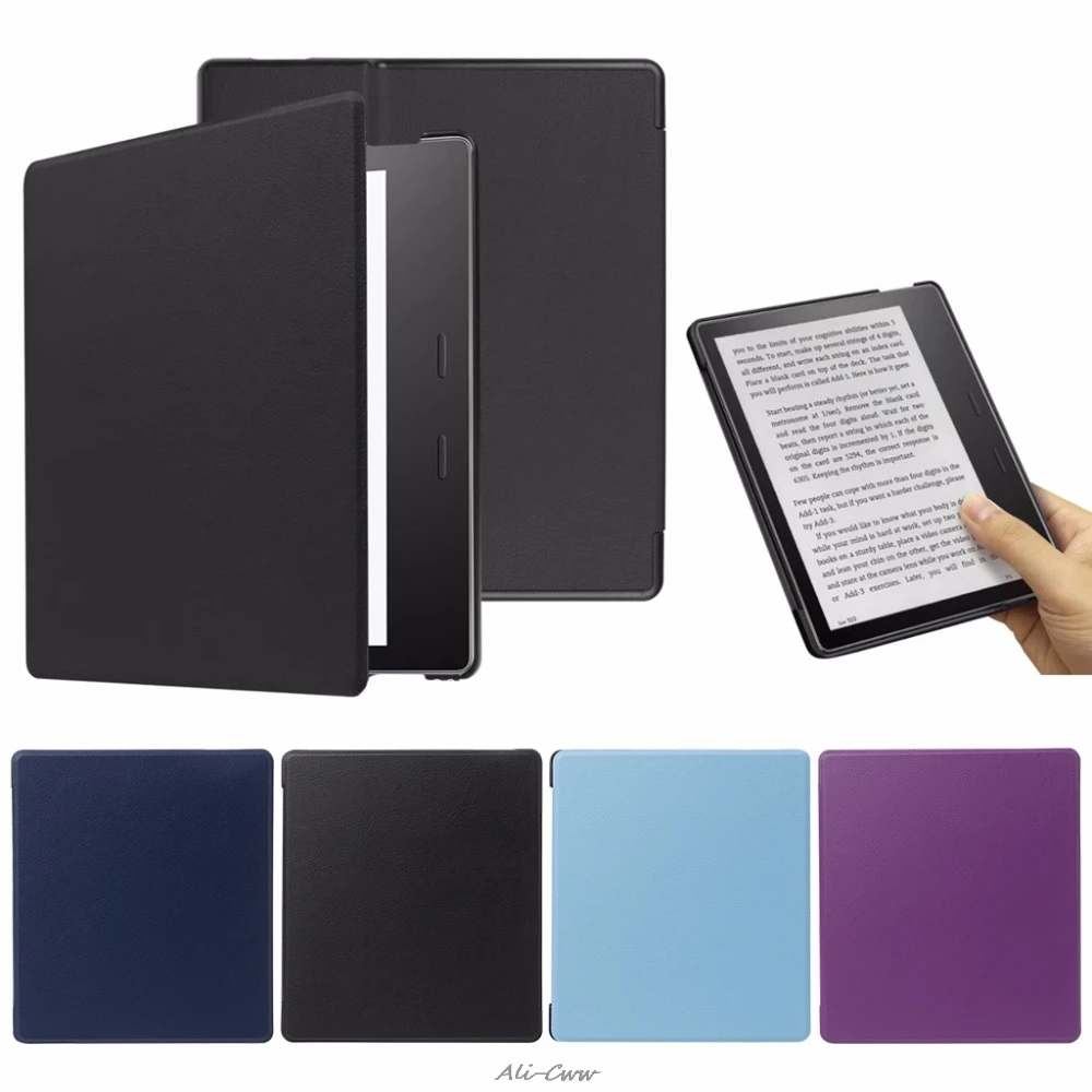 

Protective Skin Cover With Auto Wake/Sleep Slim Shell Case For 7" Kindle Oasis E-Reader(9th Gen ) Good Quality